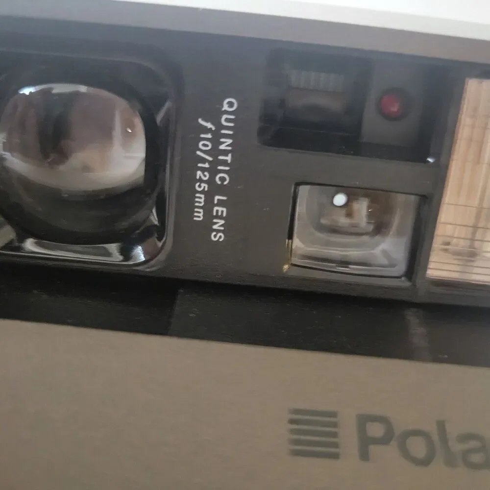 Vintage Polaroid Spectra System Instant Camera w/ Case & Original Service Notes
